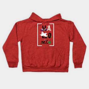 Typography Design for Halloween Kids Hoodie